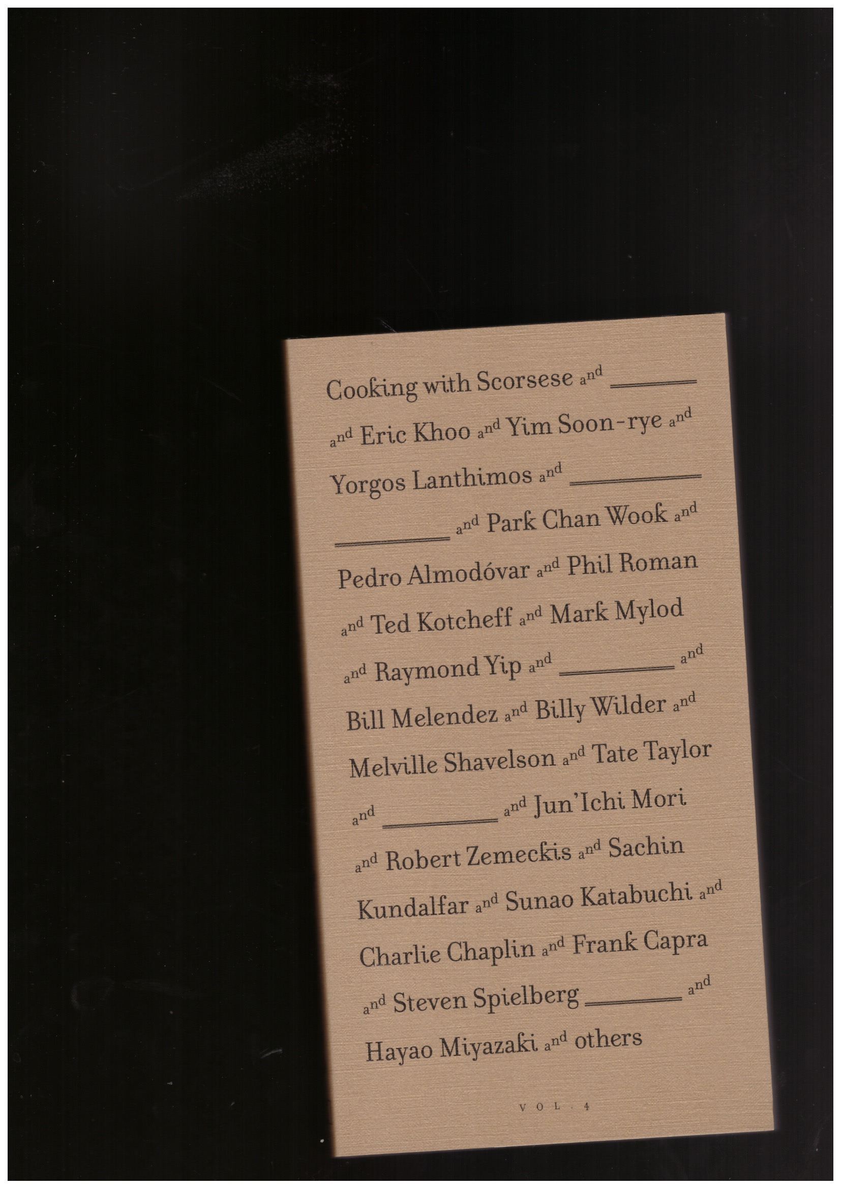 Various - Cooking with Scorsese Vol. 4